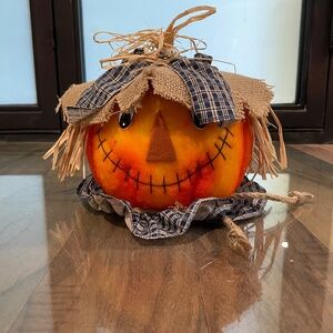 New Halloween Scarecrow Pumpkin Decoration